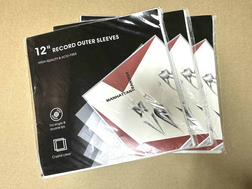 Защитный плотный наружный конверт для виниловых пластинок (50 шт.)/ Аксессуары для винилового проигрывателей. #1