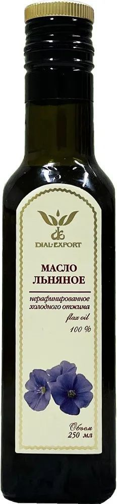 Масло льняное Dial Export, нерафинированное, 250 мл #1