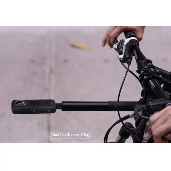 Крепление с моноподом 1,2м на руль мотоцикла велосипеда для экшн камеры Insta360 One X, X2, X3, X4, ONE #1