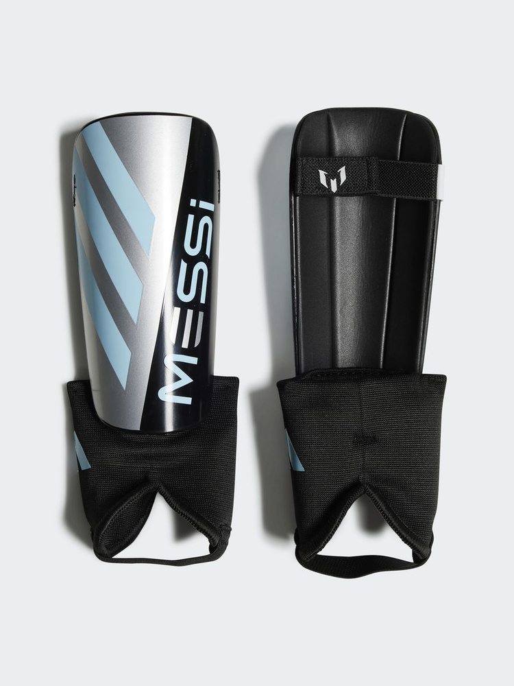 adidas Messi Match Shin Guards Kids silvmt black bliblu IA0870. S OZON 1062569987