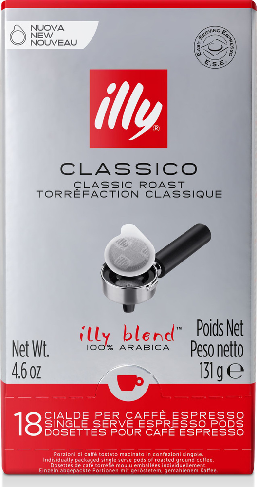 Кофе в чалдах illy Classico Espresso, 18 чалд (арабика 100%, Италия) #1