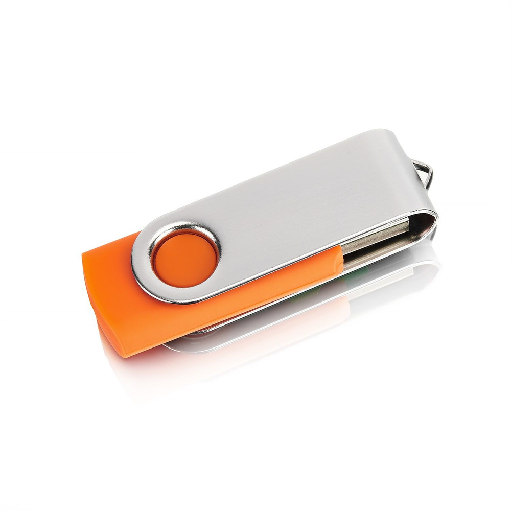 USB флешка, USB flash-накопитель, Флешка Twist, 8Гб, оранжевая, арт. F01 USB 2.0  #1