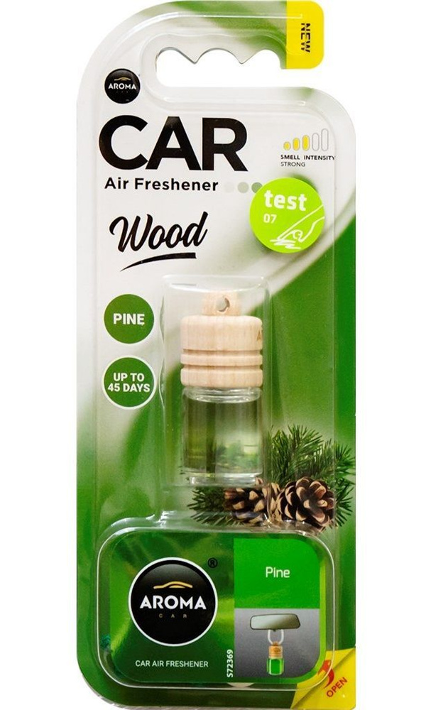 Ароматизатор воздуха AROMA CAR Wood Pine Tree, подвесной #1