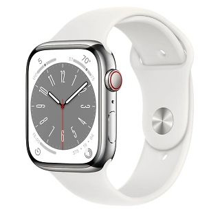 Умные часы Apple Watch Series 8, 45 мм, M/L, Silver Aluminium для других стран  #1