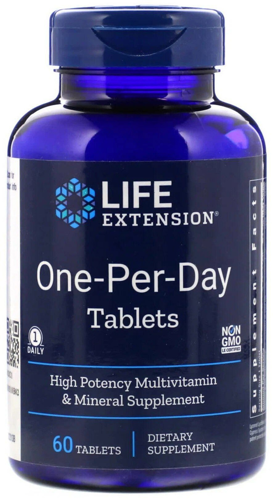 Таблетки Life Extension One-Per-Day Мультивитамин, 60 штук #1