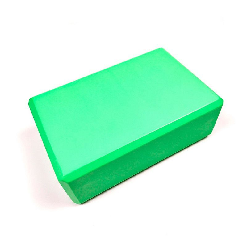 Блок для йоги и фитнеса Yogastuff (EVA) 23х15х7.5 см, зеленый #1