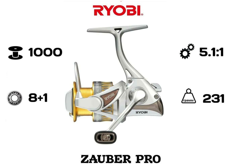 Катушка для рыбалки Ryobi Zauber Pro 1000 #1