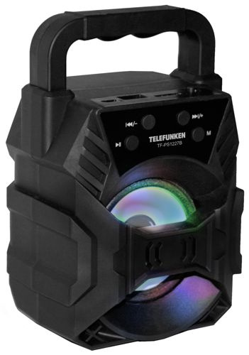 Портативная колонка Telefunken TF-PS1227B, черный, 8 Вт, Bluetooth, 800 мА*ч, время работы - до 5 ч  #1