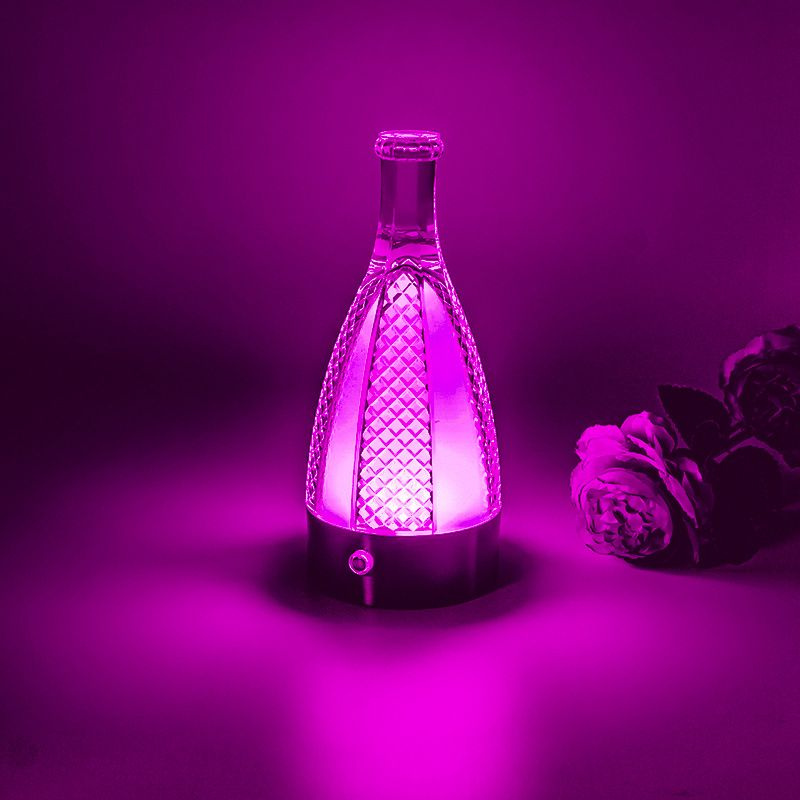 Bloom , Портативная овальная хрустальная светодиодная настольная лампа с сенсорным датчиком - 5 цветов #1