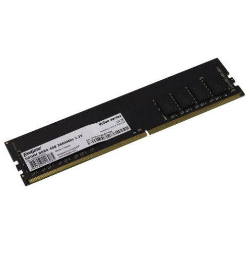 ExeGate Оперативная память DDR4 4GB 2666MHz CL19 (19-19-19) 1x4 ГБ (EX283081RUS) #1