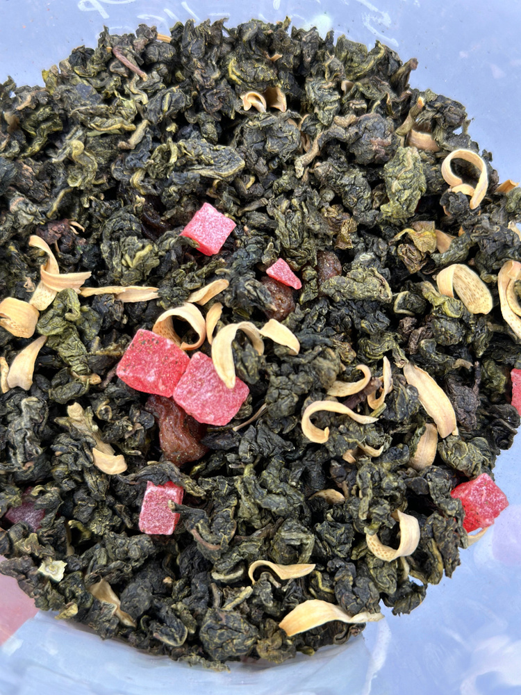 Чай Натуральный Листовой Оолонг (Улун) Арбуз-Фейхоа 100гр  #1
