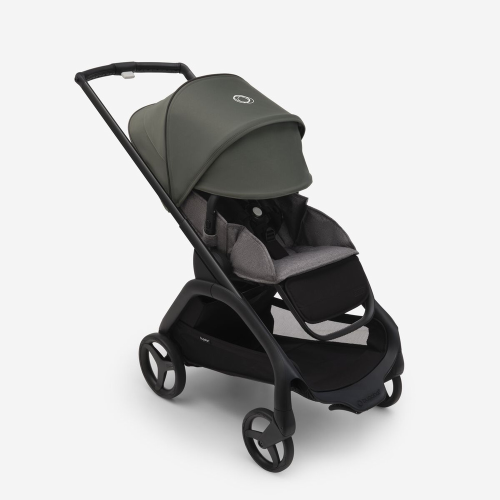 Коляска прогулочная Bugaboo Dragonfly Forest green / grey melange/ шасси Black  #1