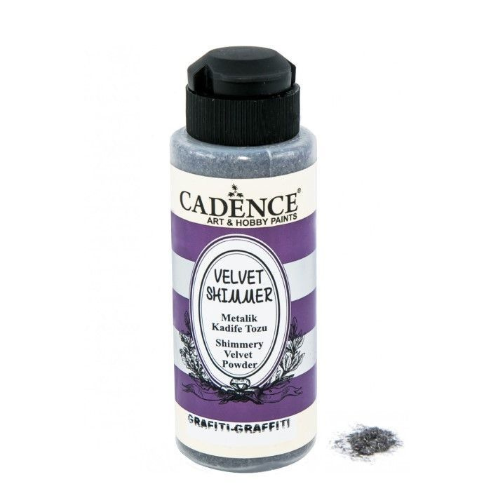 Пудра флок Cadence Shimmer Velvet Powder, 120 ml. Graffiti #1