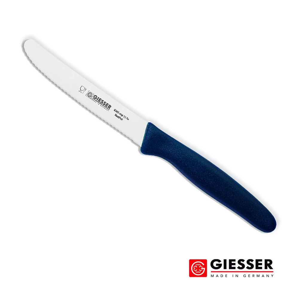 Нож для стейка, мяса, томатов, с зубчиками, Giesser 8365 #1