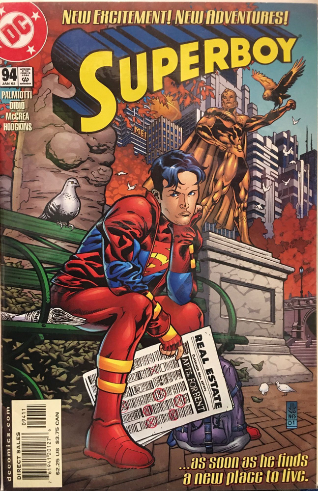 SuperBoy #94 Jan 02. ...as soon as he finds a new place to life. DC Comics. Оригинальный комикс на английском #1