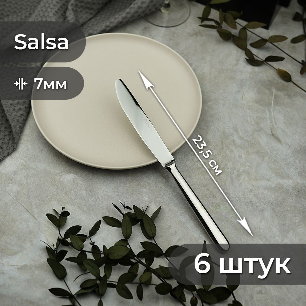 Нож столовый 23,5см Salsa P.L. - Davinci 6шт #1
