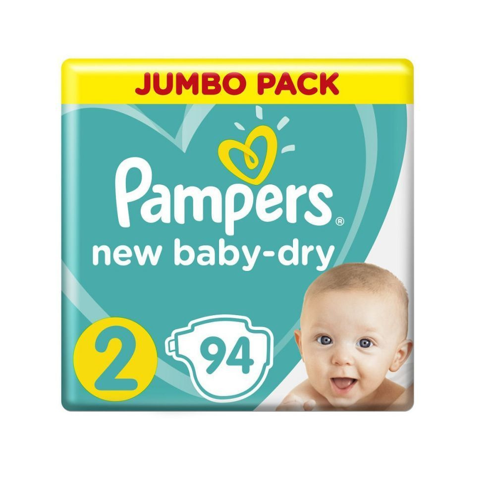Подгузники Pampers New Baby-Dry (2) Mini 4-8 кг (94 шт.) #1