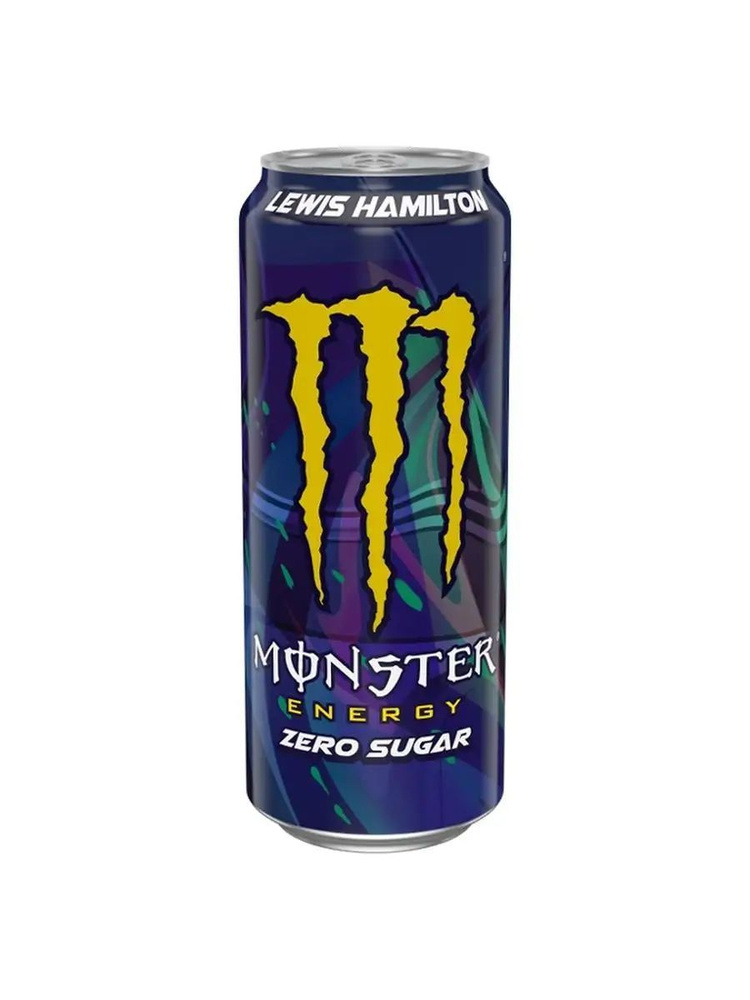 Энергетический напиток Monster Lewis Hamilton Zero Sugar / Монстер Льюис Хэмилтон 500 мл  #1