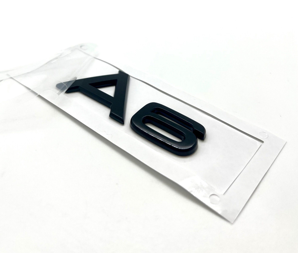 Эмблема ( Орнамент / надпись ) на крышку багажника Ауди A6 / A6.  #1