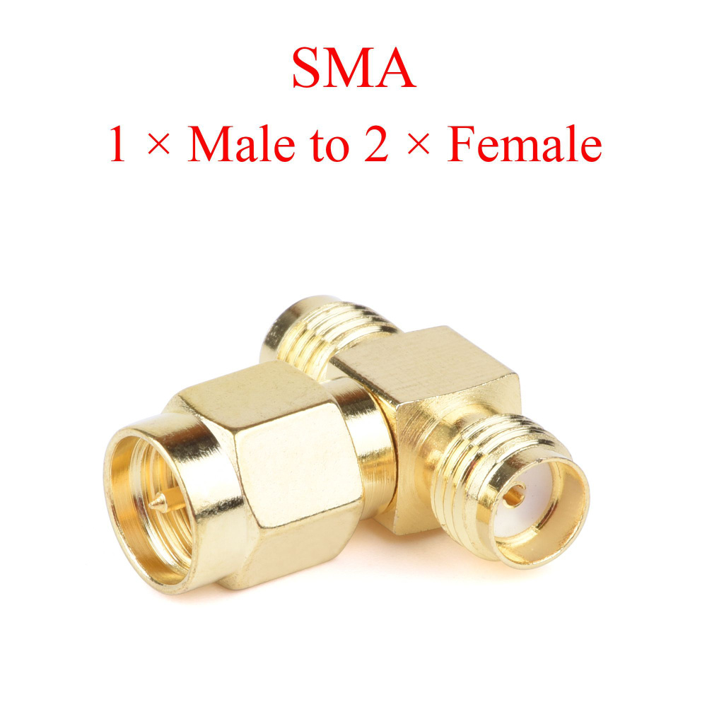 1 RF-коаксиальный разъем-разветвитель SMA/RP-SMA штекер/папа-папа ...