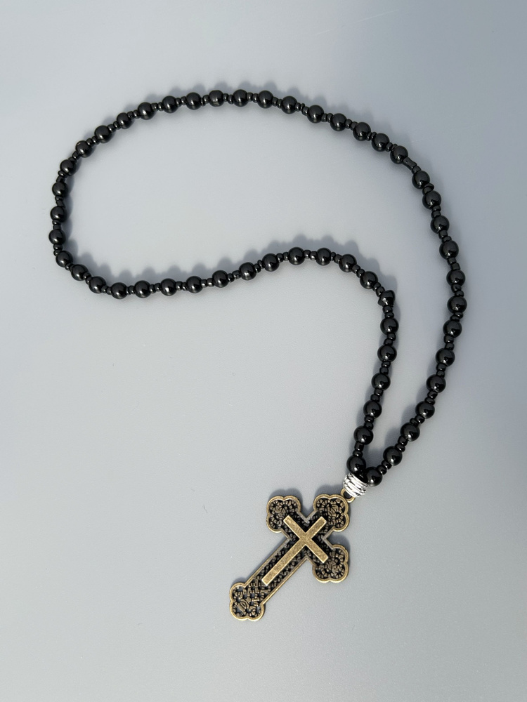 Четки крест католический из металла #1