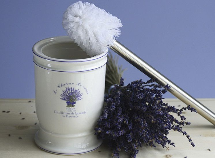 Ершик Lаvender, 11х11х32,5 см., цвет белый и фиолетовый #1