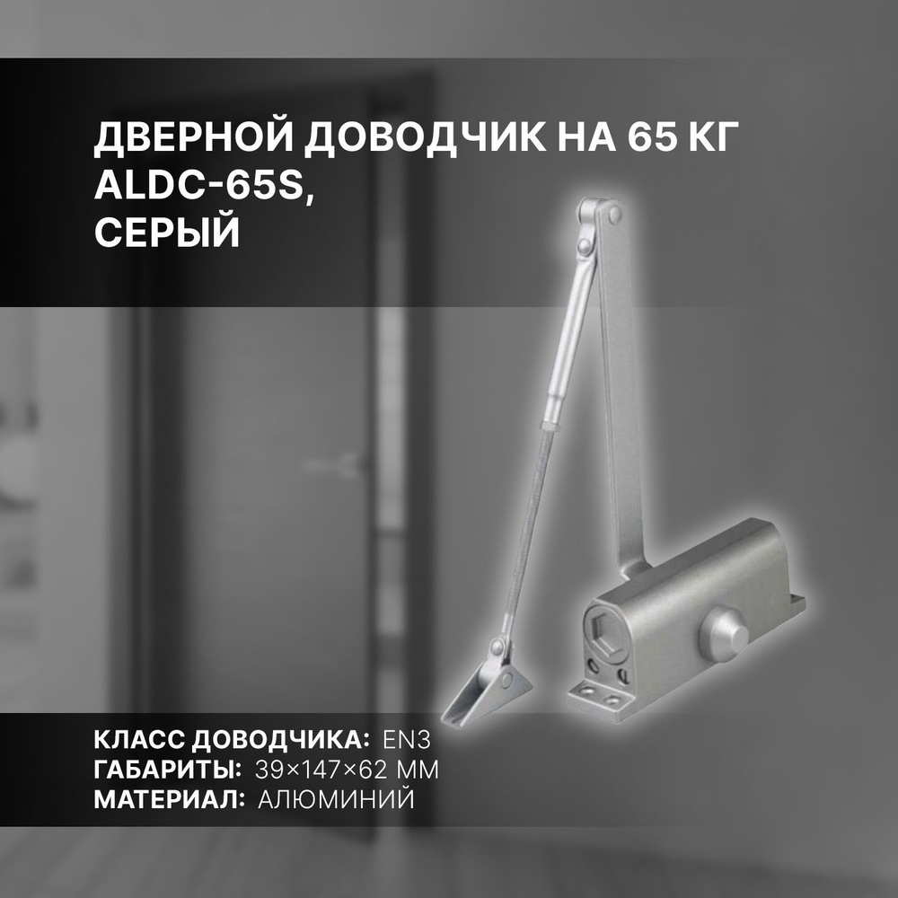 Дверной доводчик на 65 кг ALDC-65S #1