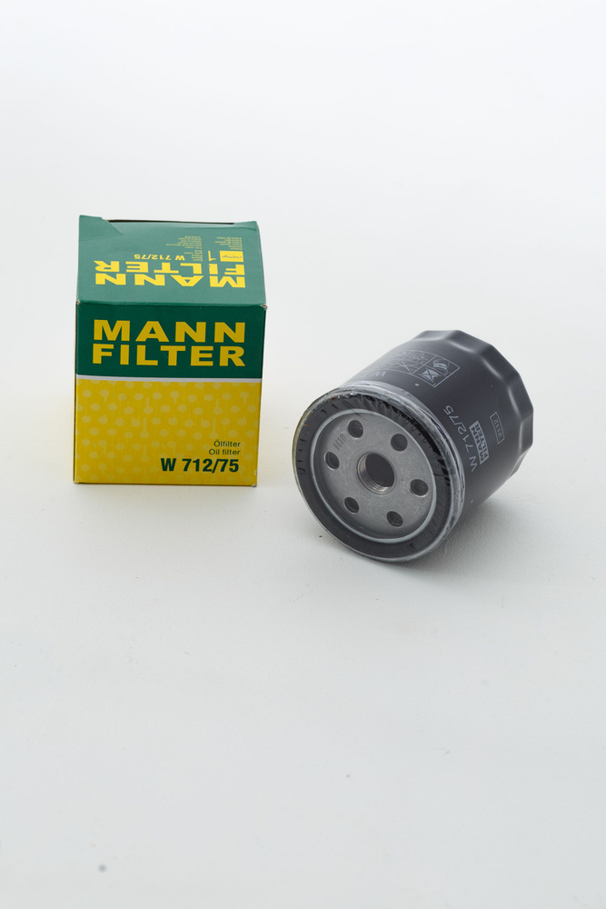 MANN FILTER Фильтр масляный Пылевой арт. W712/75, 1 шт. #1