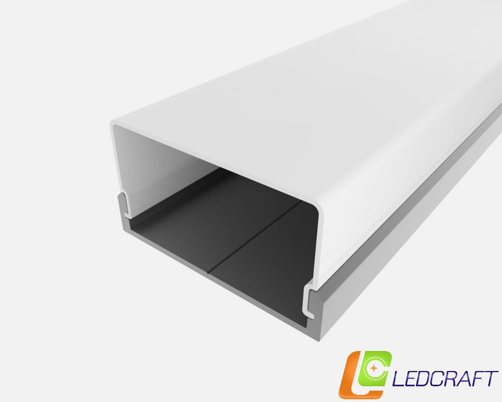 Ledcraft Комплект алюминиевого профиля с экраном и заглушками LC-LP0733M36-1  #1