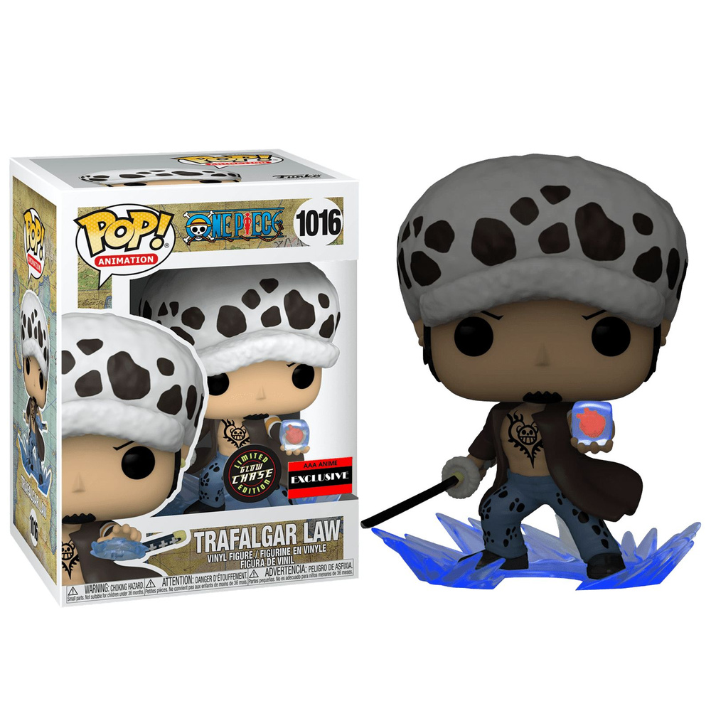 Фигурка Funko Pop! One Piece: Trafalgar Law GitD Chase (Стикер AAA (Фанко Поп Трафальгар Ло из аниме #1