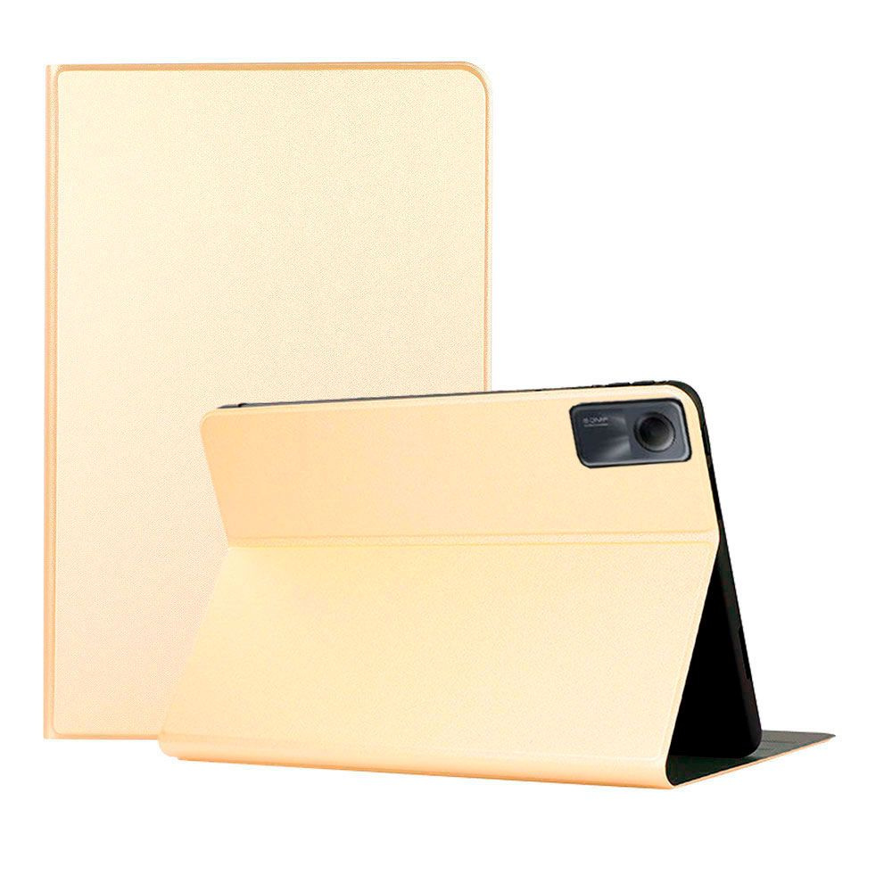 Чехол для планшета Redmi Pad SE (11 дюймов), кожаный, трансформируется в подставку (золотой)  #1