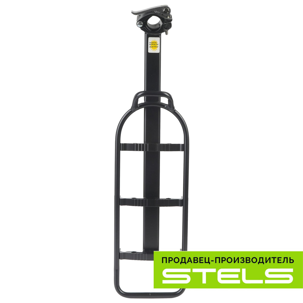 Багажник для велосипеда STELS 20"-28" BLF-H3 STELS консольный алюминиевый чёрный быстросъёмный (item:020) #1