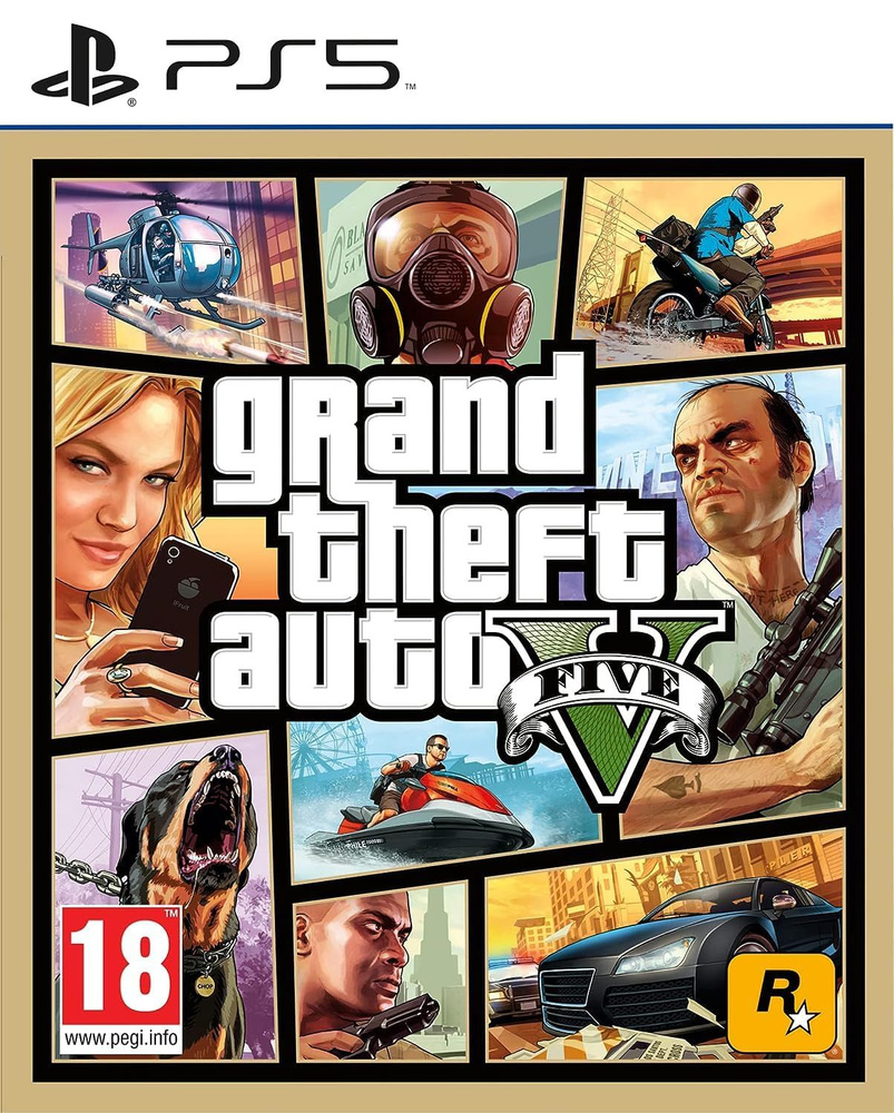 Игра Grand Theft Auto V GTA 5 (PlayStation 5, Русские субтитры) #1