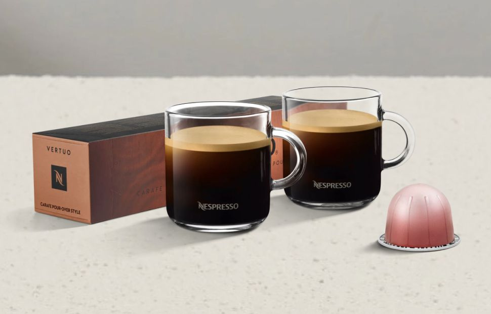 Набор кофе капсул Nespresso Vertuo "Carafe Pour-Over Style Intense (535 ml)" 10 капсул в упаковке  #1