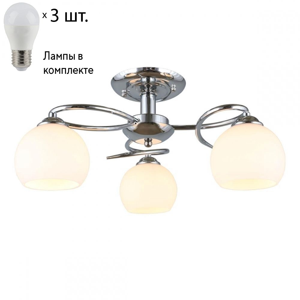 Люстра потолочная с лампочками Omnilux OML-25107-03+Lamps #1