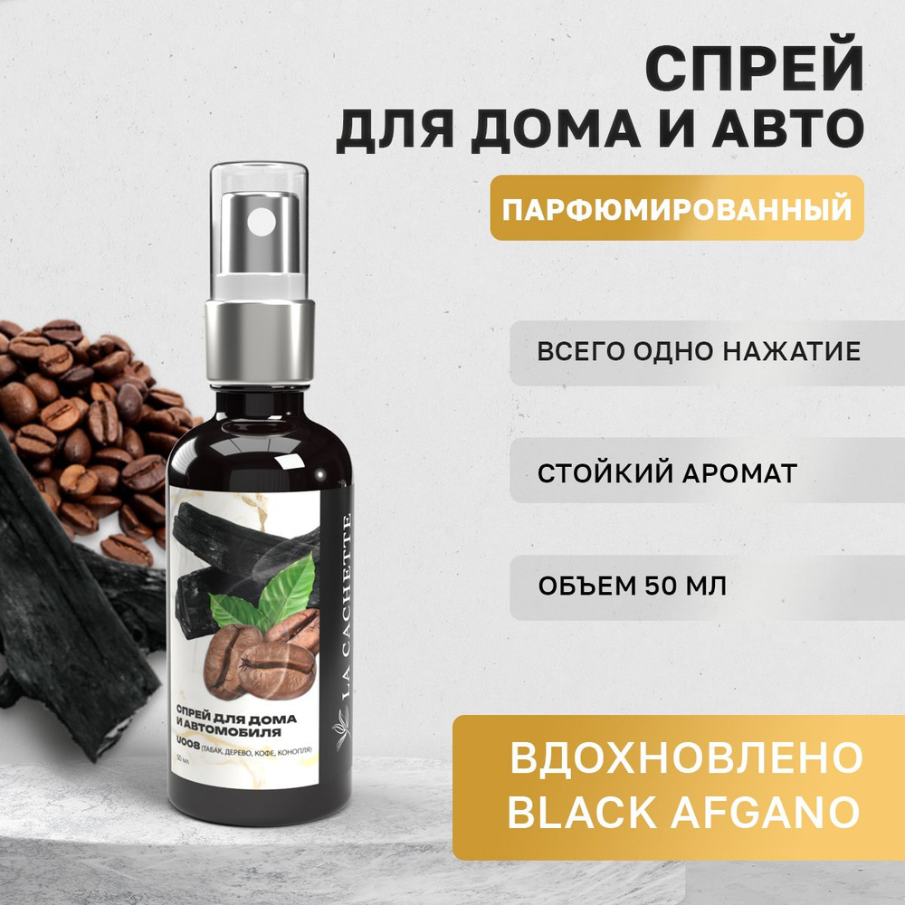 Парфюм для дома La Cachette U008 Black Afgano, 50 мл #1