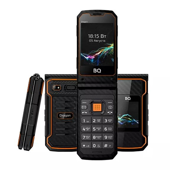 Мобильный телефон BQ 2822 Dragon Black+Orange #1