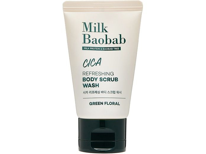 Гель-скраб для душа Milk Baobab MilkBaobab Cica Refreshing Body Scrub Wash Travel Edition  #1