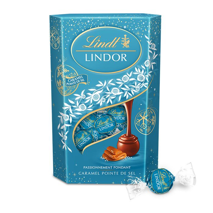 Шоколадные конфеты Lindt LINDOR солёная карамель 200г (Италия)  #1