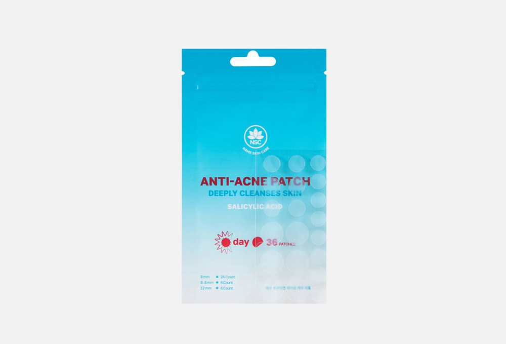 Дневные Патчи от прыщей / Name Skin Care, Anti-Acne DAY Patch / 36мл #1