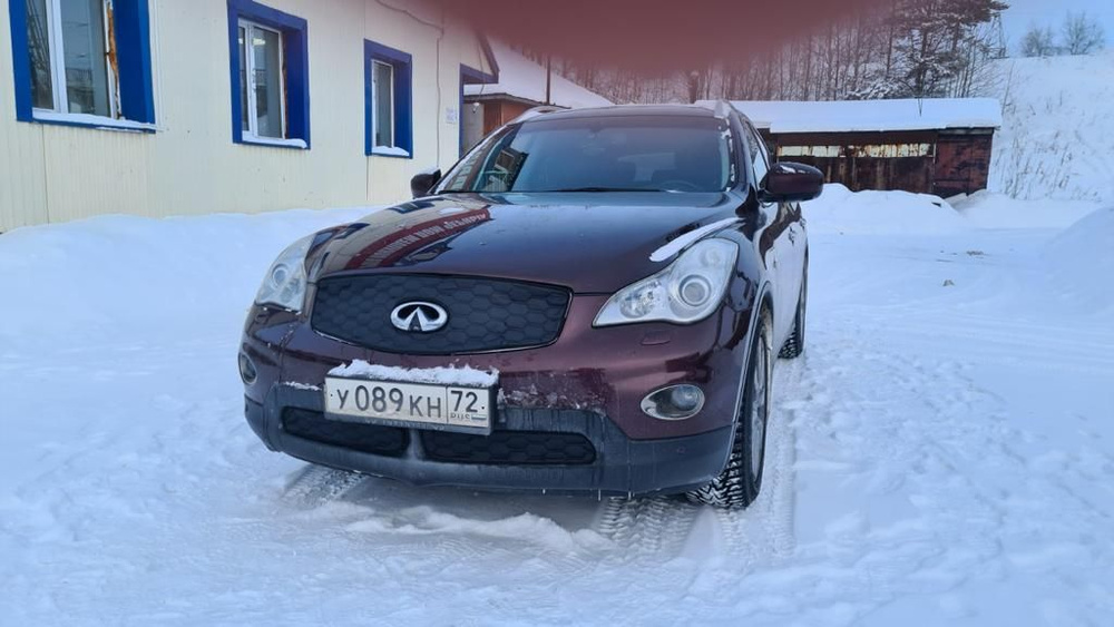 Утеплитель радиатора и бампера для Infiniti EX 25 Инфинити ЕИкс 25 (2007 -2013) (J50)  #1