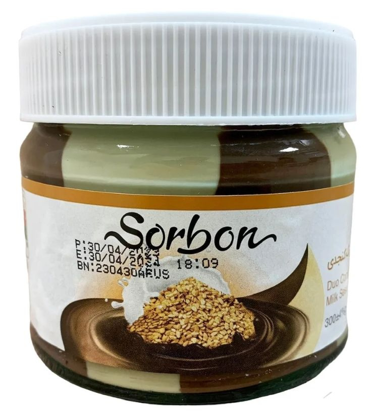 Sorbon Кунжутная паста с темным и белым шоколадом, 300 г #1