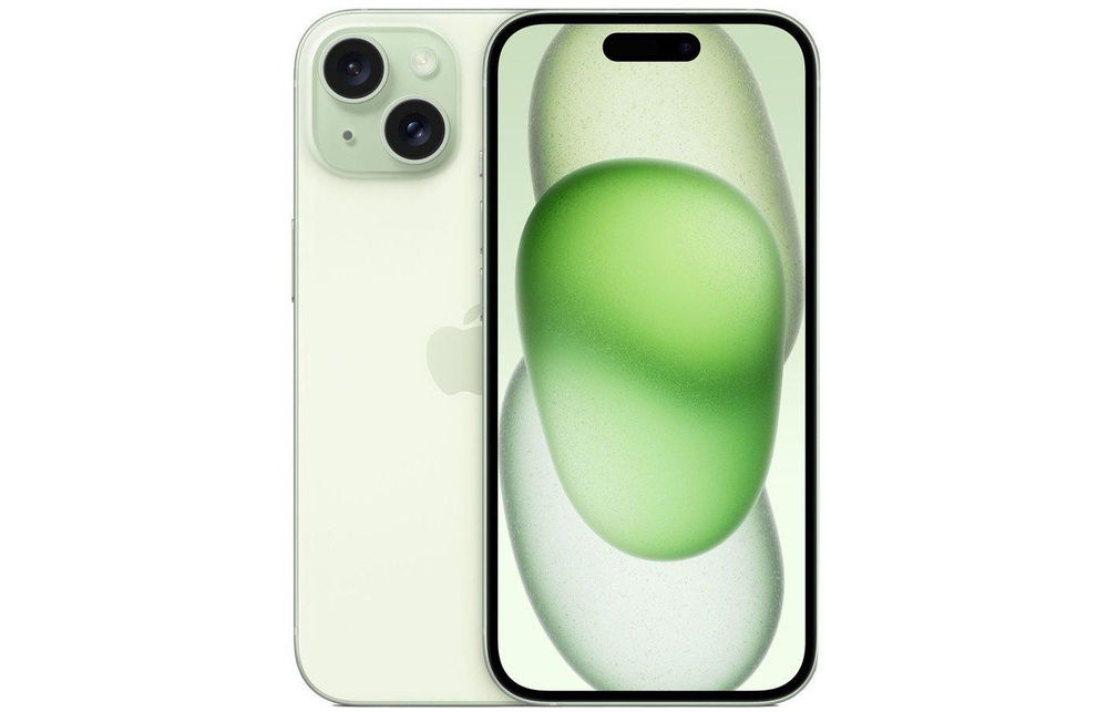 Apple Смартфон iPhone 15 256Gb 6/256 ГБ, зеленый #1