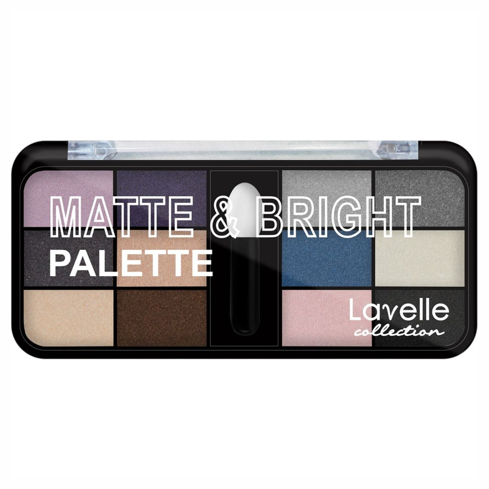 LavelleCollection Тени для век палетка Matte & Bright, тон 02 #1