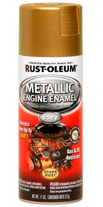 Rust-Oleum Аэрозольная краска Огнестойкая, до 21°, Алкидная, Глубокоматовое покрытие, Шелковисто-матовое #1
