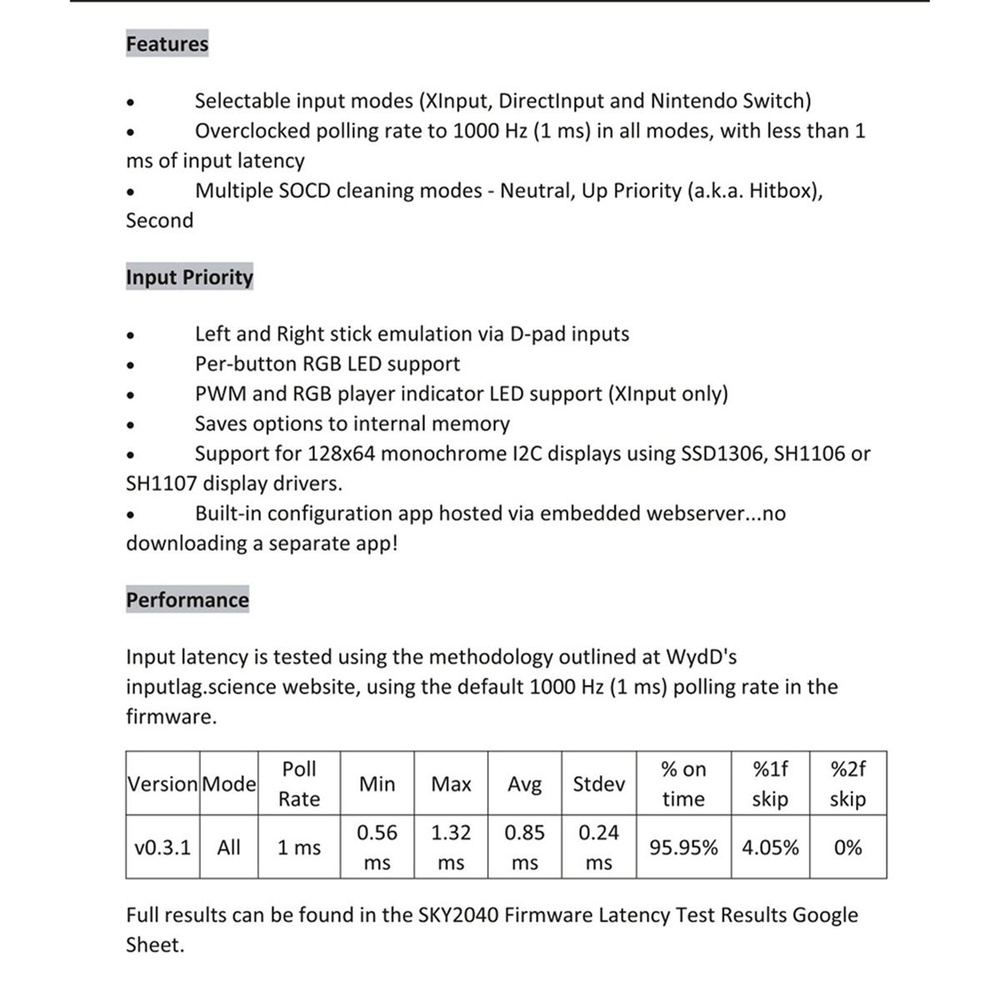 SKY2040 Fighting Arcade Stick Джойстик Fight Stick Игровой контроллер ...