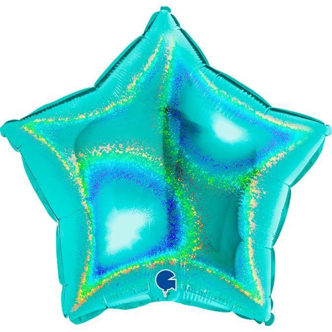 Воздушный шар, Весёлая затея, Звезда Tiffany блеск Италия #1
