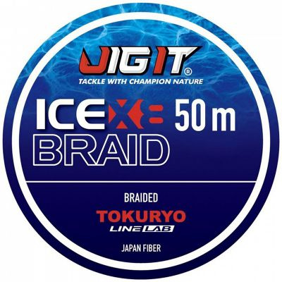 Шнур плетёный Jig It x Tokuryo Ice Braid X8 50m #1.0 Blue #1