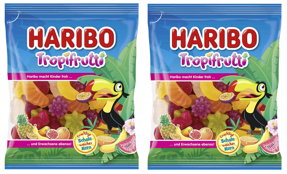 Мармелад Haribo Tropi Frutti / Тропические фрукты, 2 шт по 175гр #1