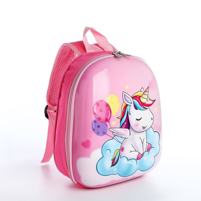 Рюкзак детский на молнии, цвет розовый #1